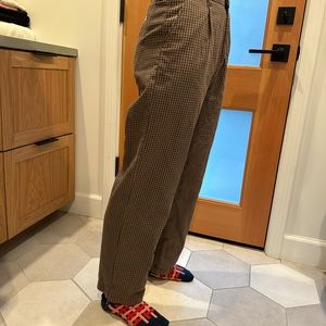 Brixton Pink Cone Gingham Pants